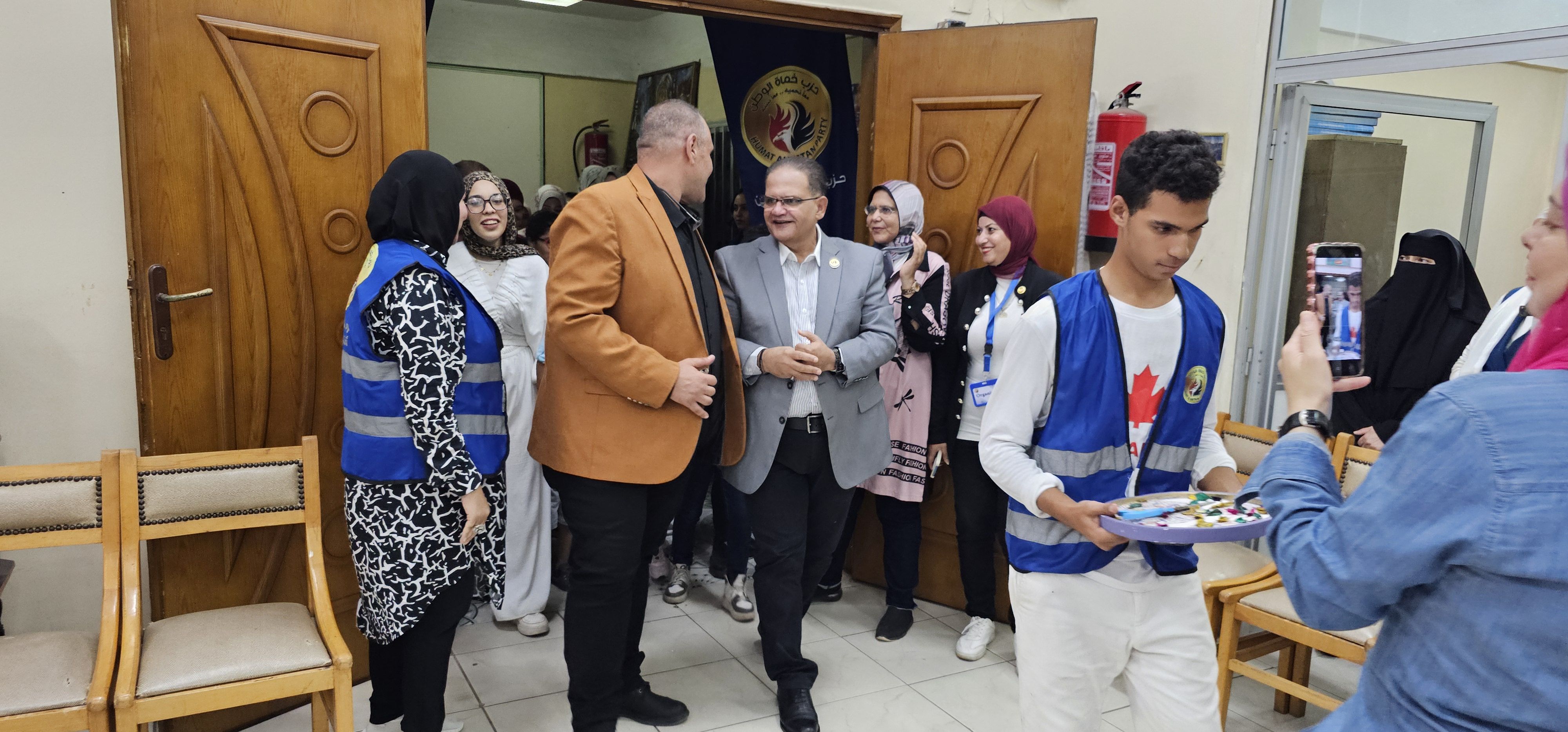 حزب حماه الوطن امانة بورفؤاد ثان والمعرض الاول فن بلا حدود