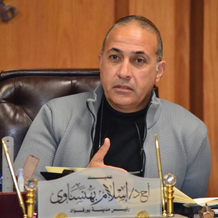 رئيس مدينة بورفؤاد يستقبل ممثلي الشركة البريطانية للنظافة